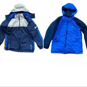Nike Kids Jackets - Blue and Navy